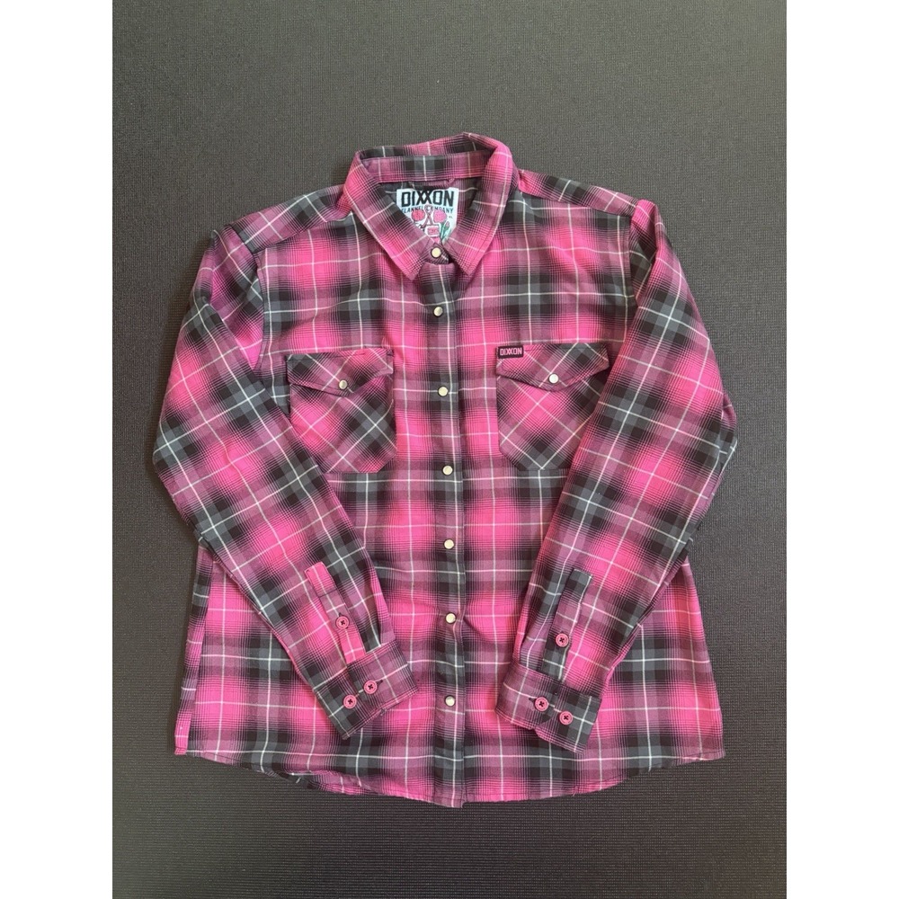 Dixxon Flannel Company Shirt Women's XL The Fighter  Pearl Snap Flannel